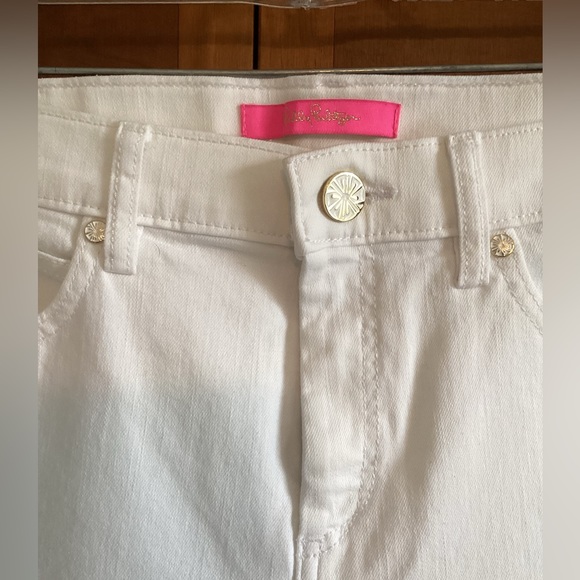 Lilly Pulitzer 29” South Ocean High Rise Skinny Pant, Size 10 - Picture 3 of 6